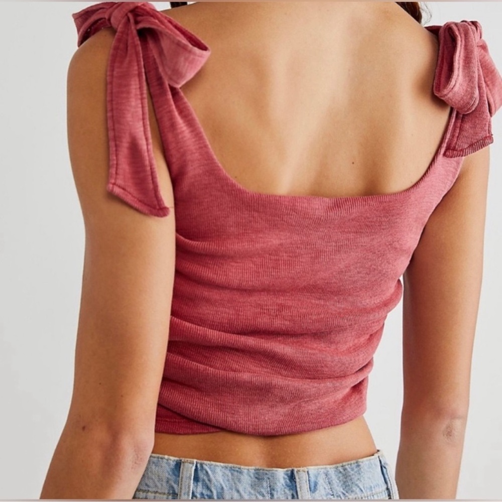 Free People Mauve Boulevard Tank Top - Picture 2 of 7
